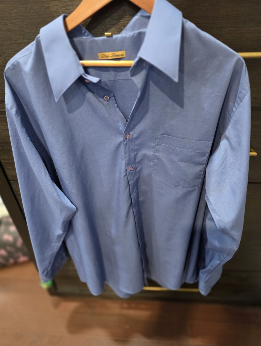 lorenzo Light Blue Long-Sleeve Dress Shirt